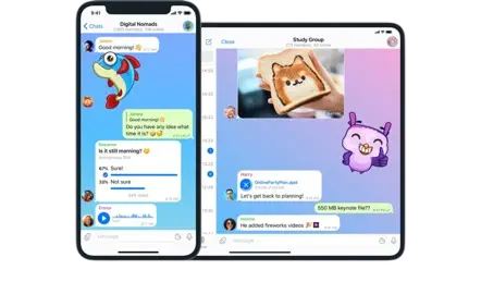 Telegram for iPhone preview